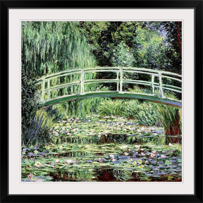 «White Waterlilies, 1899» par Claude Monet, reproduction d'art
