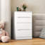 Meuble-lavabo 3 en 1 avec miroir ouvert, petit ensemble de coiffeuse avec bureau en verre visible, coiffeuse compacte avec 3 tiroirs, coiffeuse pour chambre à coucher