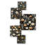 Hollar - ensemble d'art mural floral de 5