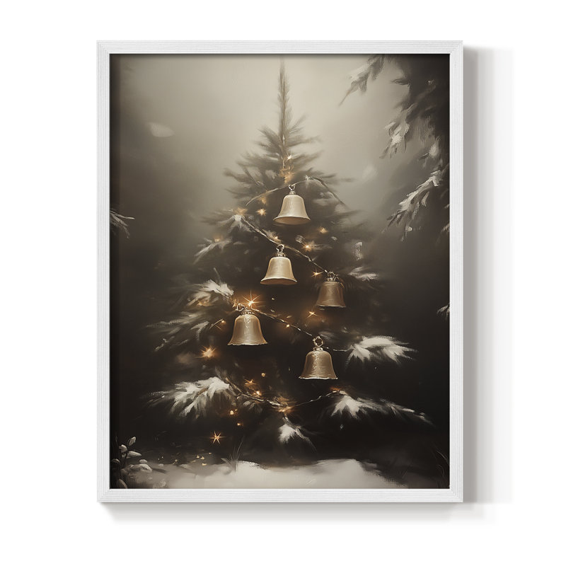 Art des Fêtes de Noël - série 2-CCGCLXVI, reproduction encadrée - bois massif, H 21 po x l 17 po, Blanc