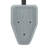 Bath Bliss Contoured Toilet Brush In Black