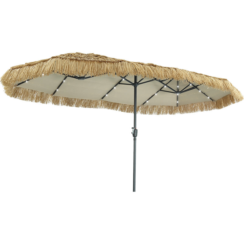 Parasol de marché rectangulaire 13 pi Hopkinton, Yellow