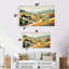 «Autumn in Pittoresque Mountain Town - 4 pièces d'art mural-1131433388