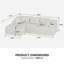 Canapé modulaire en forme de L de Boneless-297246321-272657233