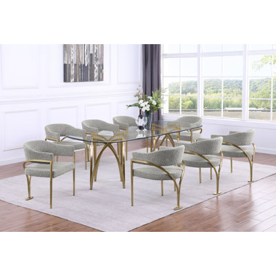 Grandeur Tempered Glass Dining Set