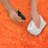 Solid Rug Soft Fluffy Orange Indoor Area Rug for Living Room Bedroom Nursery Kids Room-805677152-805677176