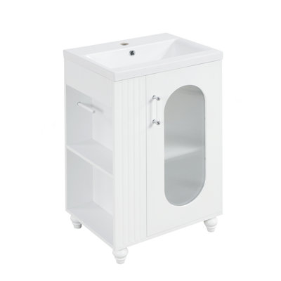 Meuble-lavabo élégant avec d'excellentes caractéristiques pour une salle de bain fonctionnelle