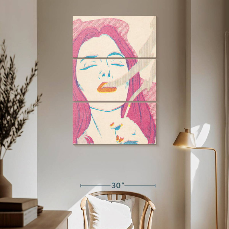 Leisha Smoke, 65" H x 42" W