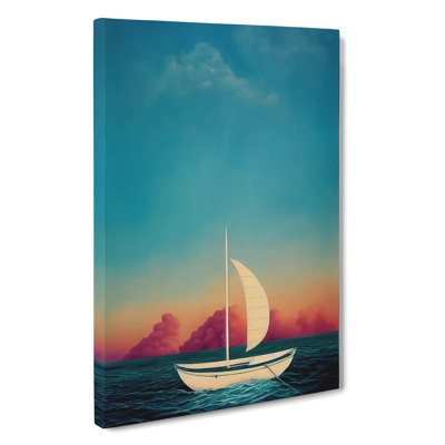 Sailing Boat - Wrapped Canvas