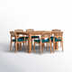 Yasira 60'' Rectangular 6 - Person Outdoor Dining Set with Cushions
