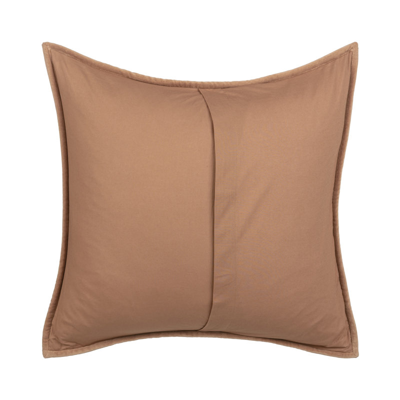 Elms 4-Piece Velvet Cotton Blend Quilt Set, Brown