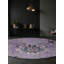 Tapis mauve soyeux et moelleux-100856426