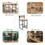 Ensemble de 2 tabourets de bar Honey