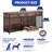 Wooden Double Dog Crate Furniture with Feeders-1112564005-1101069960