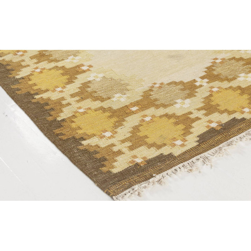 Vintage One-of-a-Kind Rectangle 4'10" X 6'7" Area Rug
