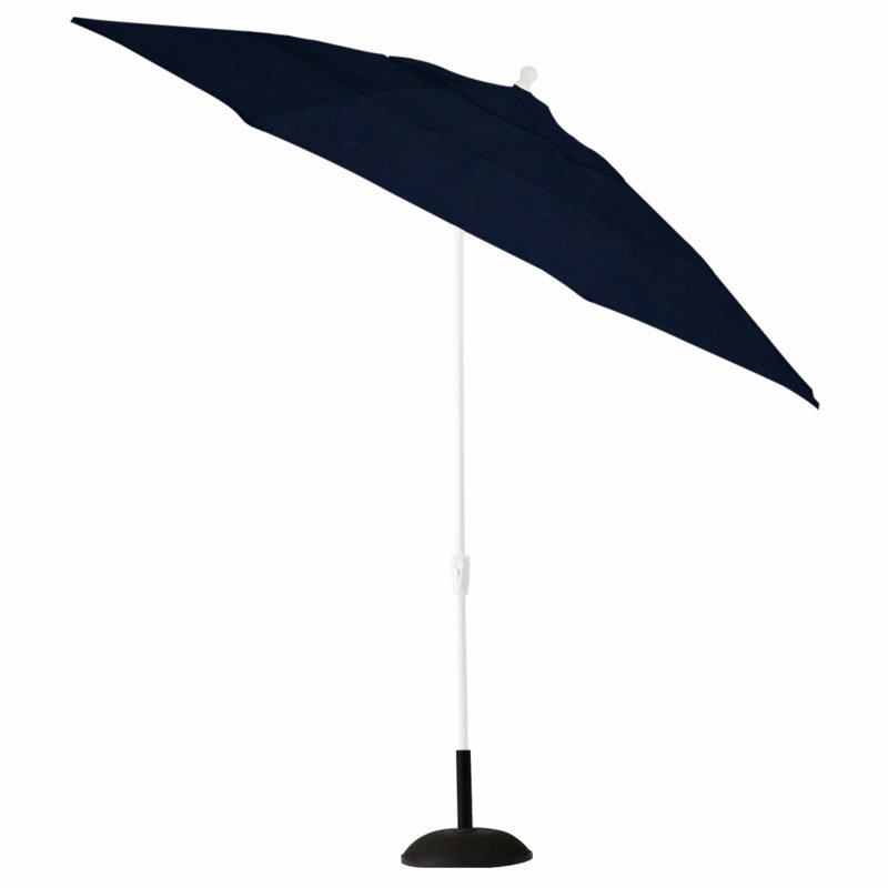 Parasol 11 'Cantilerver, Velours indigo, Craie