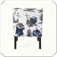 La chaise d'appoint chic ajoute du charme aux espaces de vie