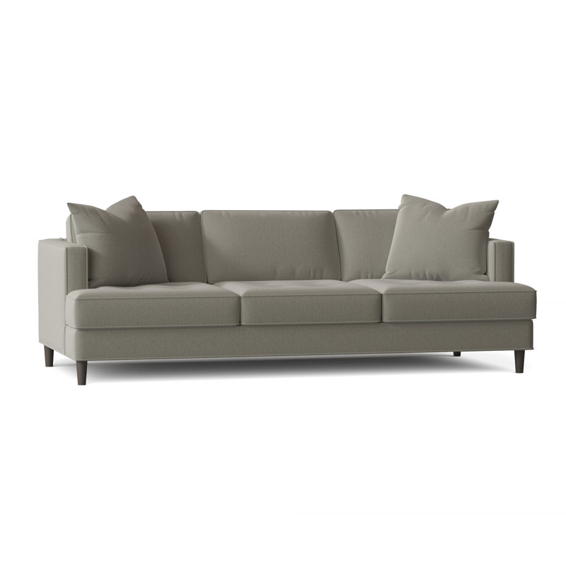 Upholstered 84'' Sofa, Bella Grey Performance Velvet