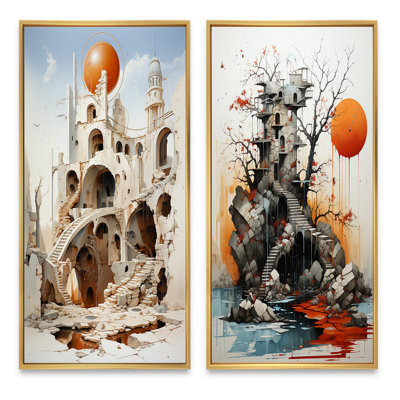 «Surréalisme, morceaux de réalité», 2 pièces