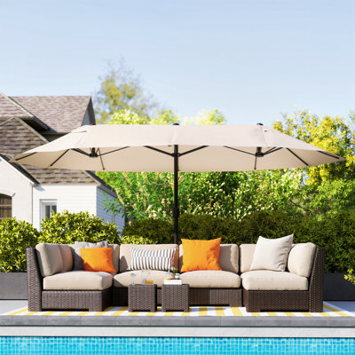 460cm X 270cm Rectangular Market Parasol