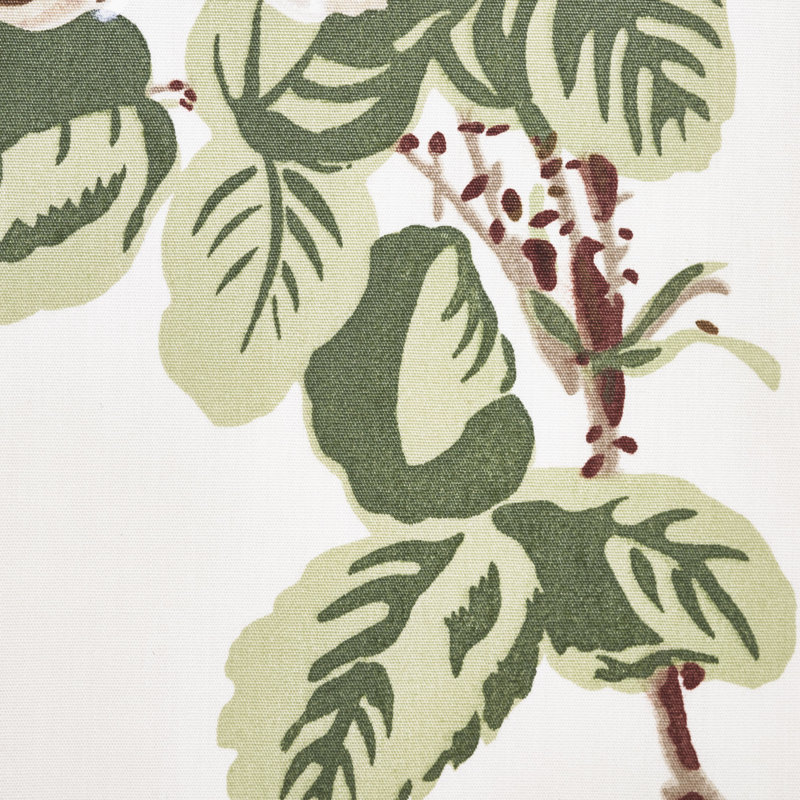 Tissu Schumacher x Veere Grenney Betty Chintz, Rose discret