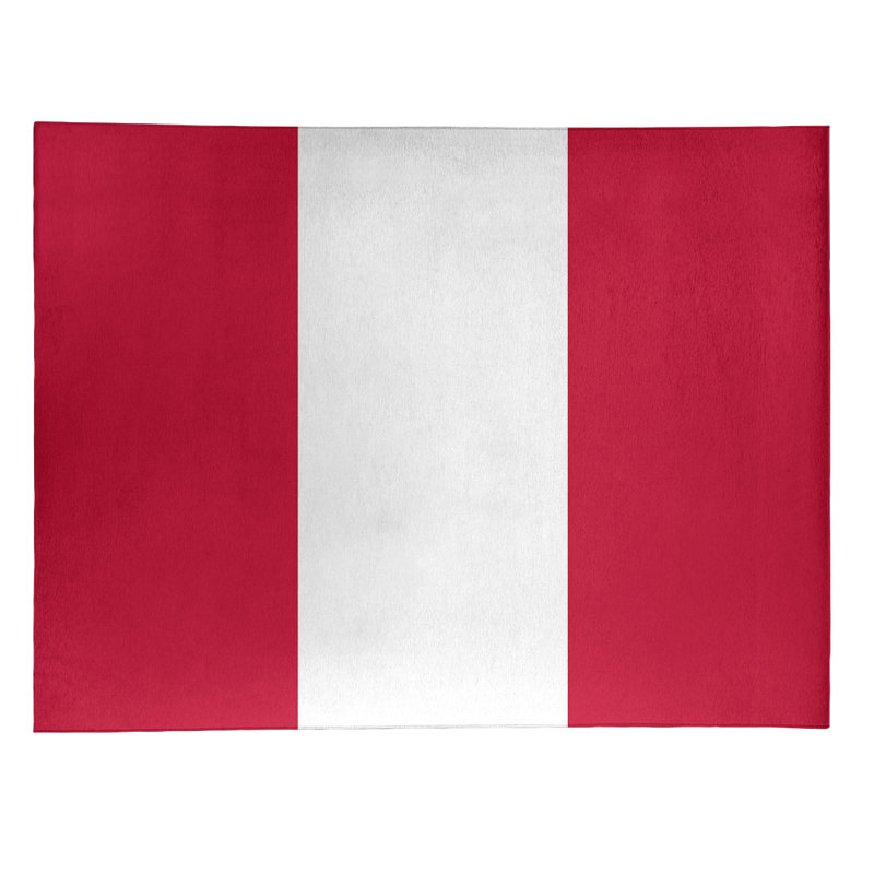 Tapis en poly-rayures de football new england, Rectangle 5 pi x 7 pi