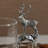 St. Moritz Pewter & Glass Pitcher
