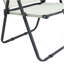 Chaise pliante d'extérieur 2 pièces pour le camping intérieur, extérieur, pique-nique, plage, cour, barbecue, fête, patio, beige