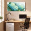 Hydrangea, aquarelle florale, reproduction d'art sur toile tendue sur toile, ensemble de 1-1509575275