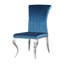 Chaise d'appoint rembourrée en velours Javery-1599590070