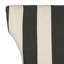 Chaise d'appoint rembourrée noire Waterford