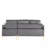 Velvet Sectional Sofa With Chaise-743073555