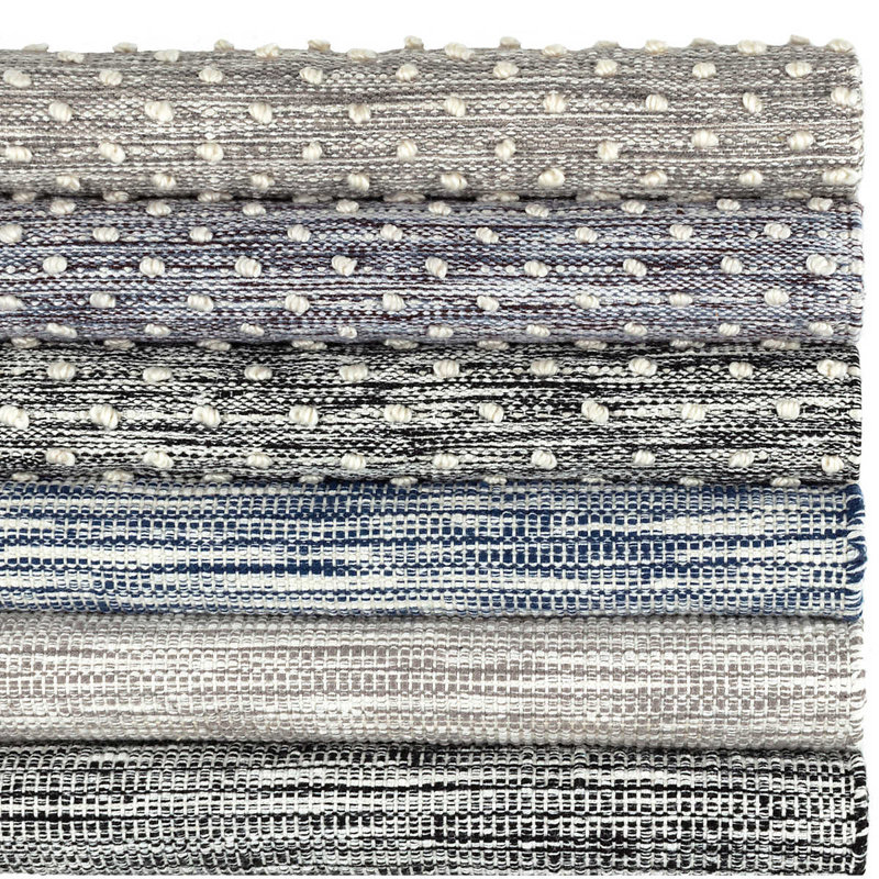 Hobnail Grey Handwoven Performance Rug, Rectangle 10' x 14'