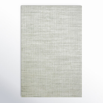 Hannon Geometric Hand-Loomed Green Area Rug