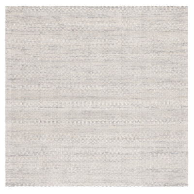 Aon Handwoven Wool Gray/Beige Area Rug