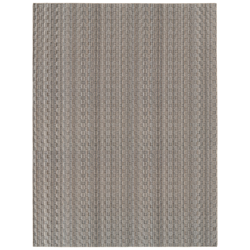Tapis en maille terre cuite Studio Studio, Rectangle 9 pi x 12 pi