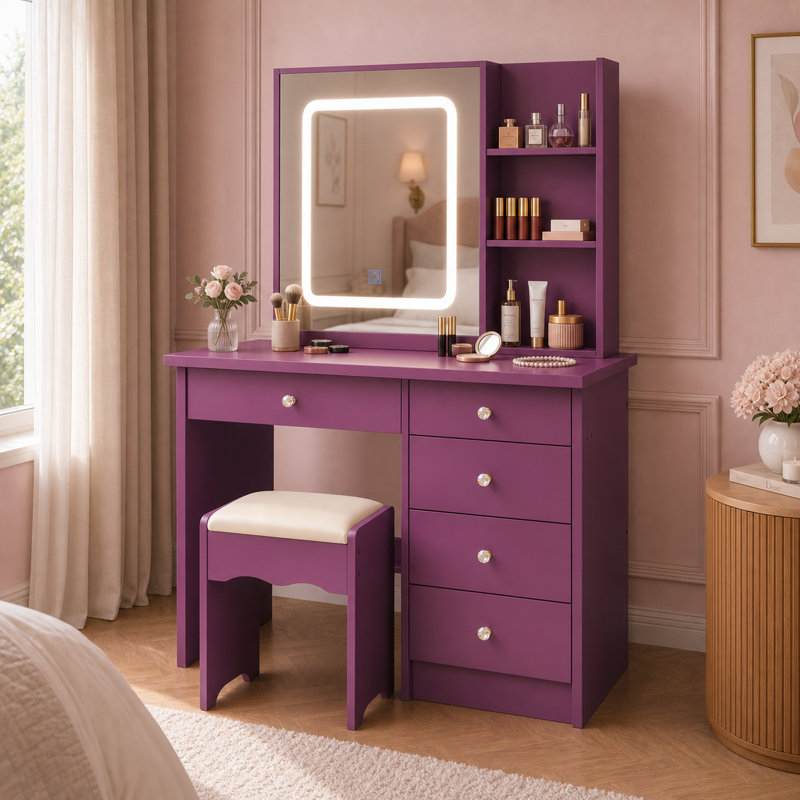 Meuble-lavabo l 39,4 po avec miroir lumineux
