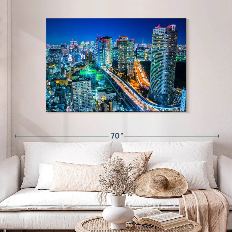 Sireci Bustling Tokyo, 32" H x 48" W