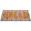 Paillasson Hello Floral 30 po x 18 po
