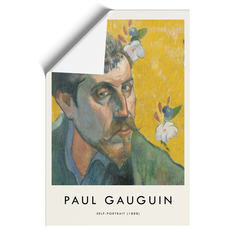 Self Portrait Print by Paul Gauguin - Frameless Print, 42cm H x 30cm W x 0.1cm D