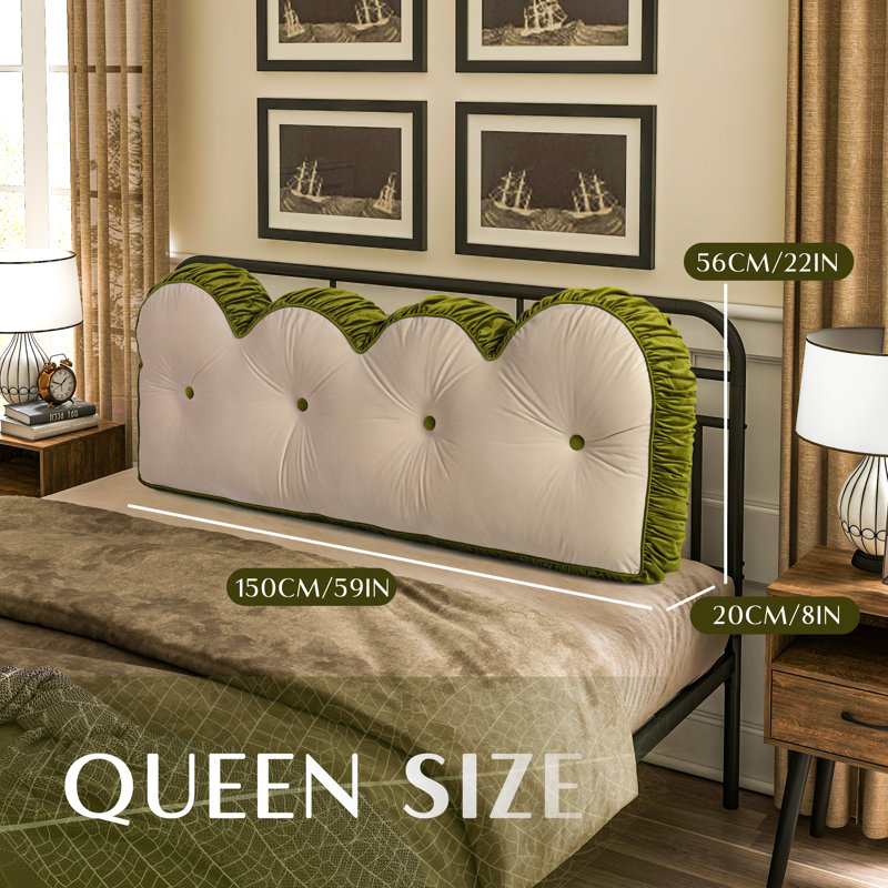 Beige Backrest Cushion