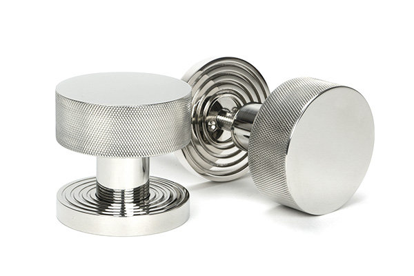 Brompton Interior Mortise Knobset, Polished Marine