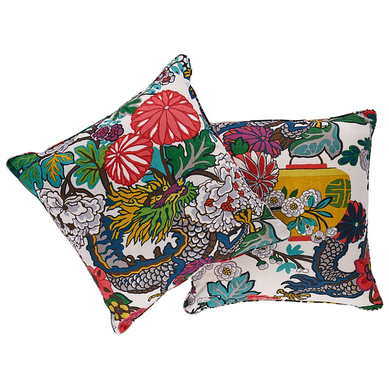 Chiang Mai Dragon Pillow, Alabaster