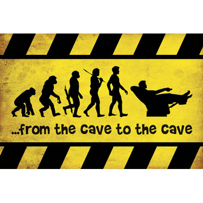  Officiellement sous licence «Cave to Cave», affiche d'art - 24 x 36 po - reproduction décorative - papier à affiche - prête à encadrer