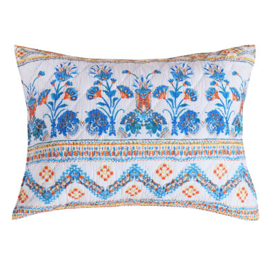 Greenland Home Fasions Aleena Ivory Standard Sham, 20x26