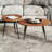 Nesting Coffee Table Set Of 2, Multi-Functional Side Tables For Living Room, Sofa, Bedside, And Office, Retro Rustic Design With Durable Iron Legs