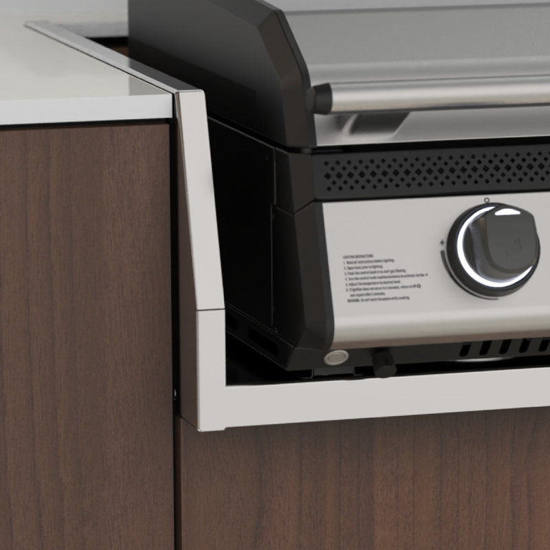 Blackstone 28" Deep Kitchen Griddle In Stainless Steel With Stainless Steel Insulation Jacket