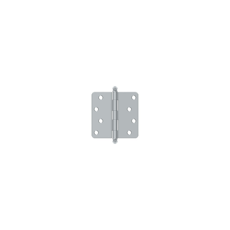 Steel Hinge, Brushed Chrome
