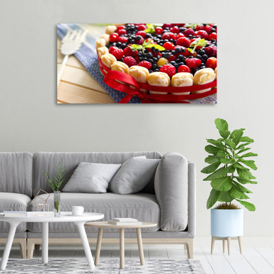 Forest Fruit Cake - Wrapped Canvas Print