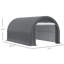 Abri d'auto 10 pi x 16 pi Outsunny-112831181-112831180